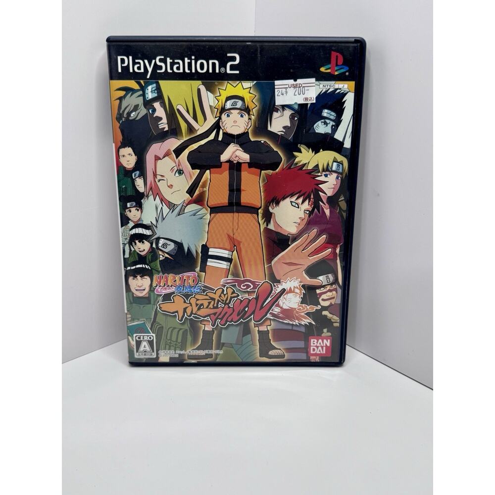 PS2 Naruto Shippuden Narutimate Accel Sony PlayStation 2 PS2 Japanese Import